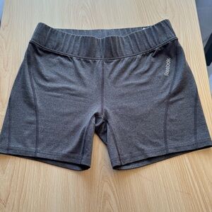Reebok Women's Dark Gray Bike Shorts